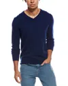 Phenix Cashmere V-neck Sweater In Blue