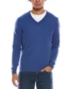 Phenix Cashmere V-neck Sweater In Blue