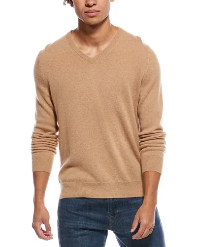 Phenix Cashmere V-neck Sweater In Brown