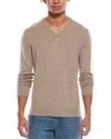 Phenix Cashmere V-neck Sweater In Brown