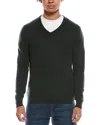 Phenix Cashmere V-neck Sweater In Green
