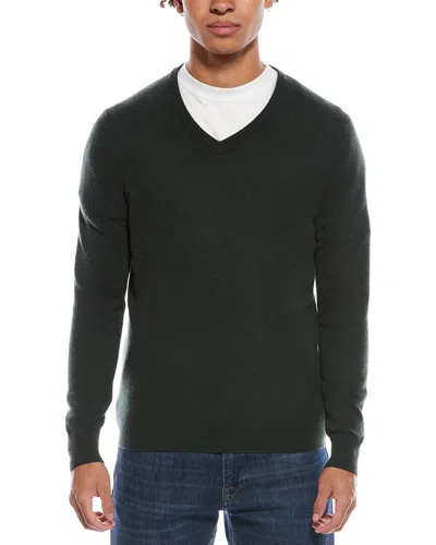Phenix Cashmere V-neck Sweater In Green