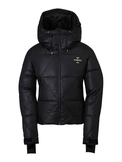 Phenix Diamond Quilted Jacket In Black