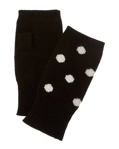 PHENIX DOT JACQUARD CASHMERE HANDWARMERS