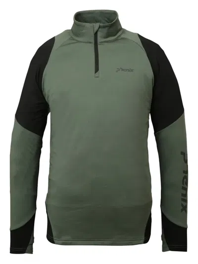 Phenix Baselayer Mit Kurzem Reissverschluss In Green