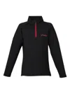Phenix Half-zip Long-sleeve Sweatshirt In Black