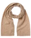 Phenix Lightweight Moss Stitch Cashmere Scarf In Brown
