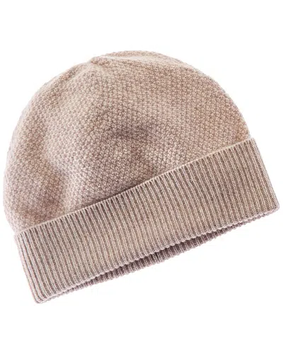 Phenix Moss Stitch Cashmere Hat In Brown