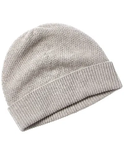 Phenix Moss Stitch Cashmere Hat In Grey