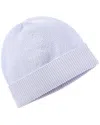 Phenix Moss Stitch Cashmere Hat In White