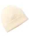 Phenix Moss Stitch Cashmere Hat In White