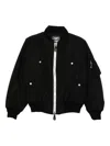 Phenix Padded Bomer Jacket In Black
