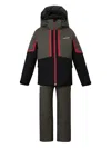 Phenix Panelled Ski Set In Gray