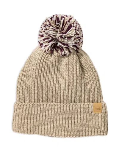 Phenix Pom-pom Beanie Hat In Brown