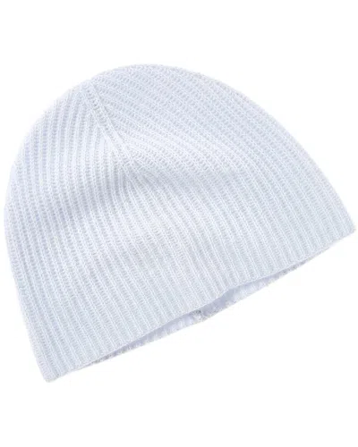 Phenix Rib Knit Cashmere Beanie In Blue