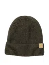 Phenix Ribbed-knit Beanie Hat In Green