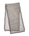 Phenix Ruffles Jersey Cashmere Scarf In Grey