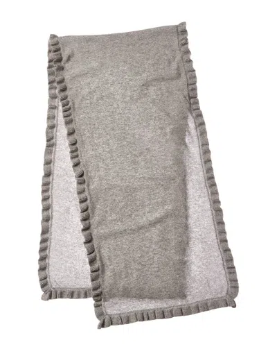 PHENIX RUFFLES JERSEY CASHMERE SCARF