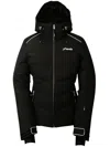 Phenix Seamless Black Polyester Ski Jacket In Black
