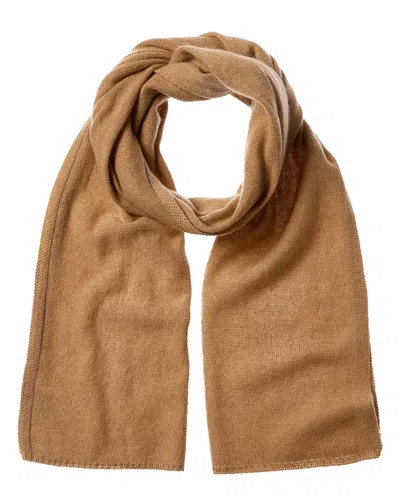 Phenix Solid Cashmere Scarf In Gold