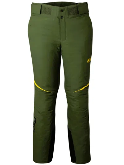 Phenix Sweden Khaki Polyester Ski Pants In Green