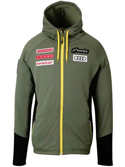 Phenix Sweden Khaki Polyester Ski Sweater In Green