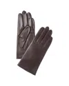 Phenix Tf Dnu  Cashmere-lined Leather Gloves In Brown