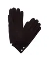 Phenix Touch Tech Cashmere Gloves In Black