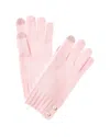 Phenix Touch Tech Cashmere Gloves In Pink
