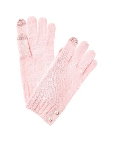 Phenix Touch Tech Cashmere Gloves In Pink