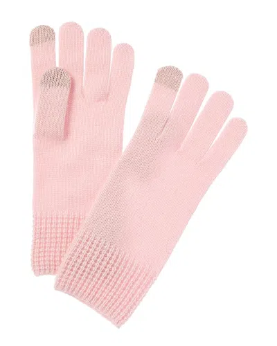 PHENIX PHENIX WAFFLE CUFF CASHMERE TECH GLOVES