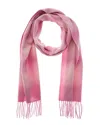 Phenix Woven Cashmere Ombre Scarf In Pink