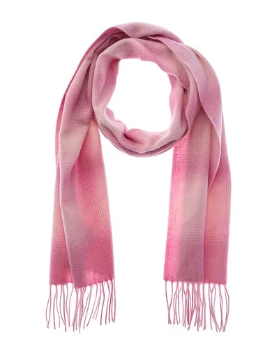 Phenix Woven Cashmere Ombre Scarf In Pink