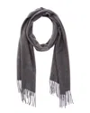 Phenix Woven Cashmere Solid Scarf In Black