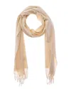 Phenix Woven Cashmere Solid Scarf In Neutral