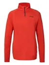 Phenix Zip Neck Sweatshirt In Red