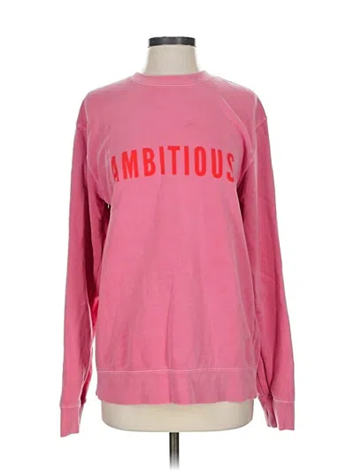 Pre-owned Phenomenal Woman Action Campaign Sweatshirt In Pink