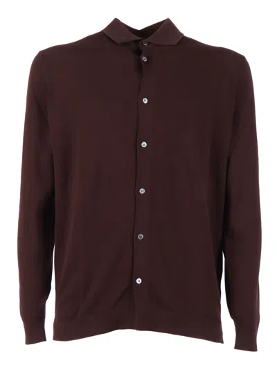 Phi By Filippo De Laurentiis Camicia ml In Brown