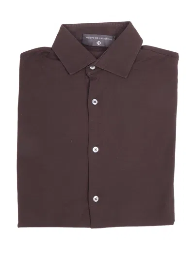 Phi Fdl Camicia ml In Brown