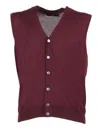 Phi Fdl Vest In Burgundy