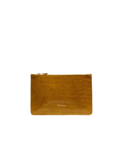 Phialebel Camel Mini Wallet In Gold