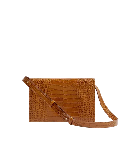 Phialebel Ines Camel Croco Print