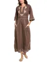 Phie Collective Arizona Long Tunic In Brown