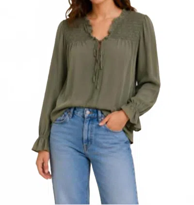 Phie Collective Modal Mink Top In Sage In Green
