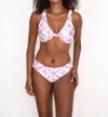Phie Collective Seaside Julia Classic Bikini Bottom In Pink In Pink
