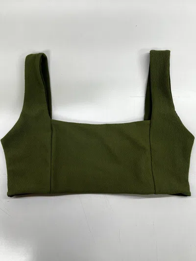 Phie Collective Women's Figure Mia Bikini Top In Army In Green
