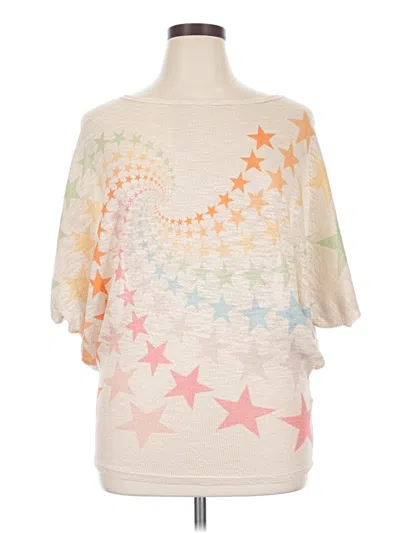 Pre-owned Phil Love 3/4 Sleeve T-shirt In Ivory