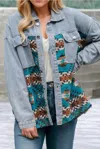 Phil Love Amelia Jacket In Blue In Blue