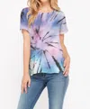 Phil Love Halo Tie Dye Top In Multi In Multi