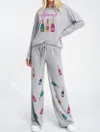 Phil Love Holiday Champagne Comfy Loungewear Set In Grey In Grey